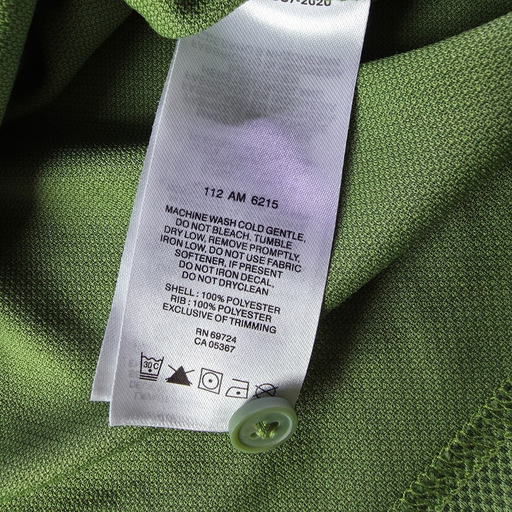 Columbia Omni Shade Polo Shirt Sz L PFG Green Logo Active Golf Tennis Outdoor - Picture 4 of 8